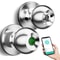 CIEPOJIET Bluetooth Smart Lock Tuya Fingerprint Door Lock With Keyless Entry Secure Tuya App Key C 7