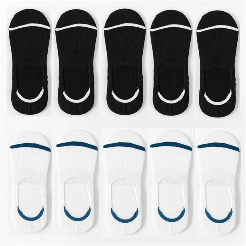 Men Cotton Boat Socks Summer Silicone Non Slip Invisible Thin SweatAbsorbing Male Ankle Sock Slippe 8