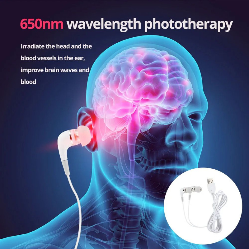Tinnitus Ear Laser Therapy Device Red Light Irradiation For Otitis Media Hypertension Diabetes Ear 1
