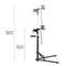 Heavyduty VEVOR Bike Repair Stand With Adjustable Height Magnetic Tool Tray Telescopic Arm Foldabl 6