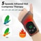 Electric Heating Wrist Guard With Levels Hot Compress Rechargeable Massage Wrist Brace Ankle Wrap