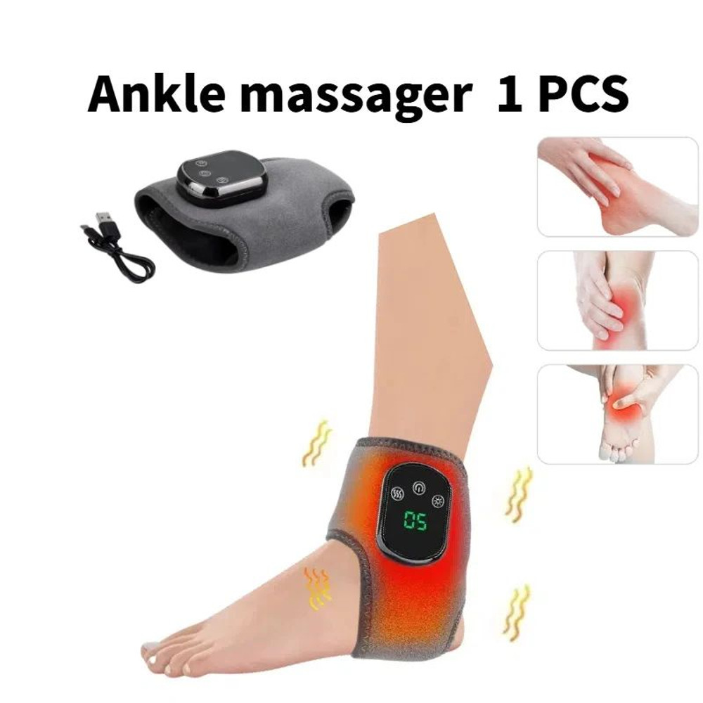 Electric Heating Wrist Guard With Levels Hot Compress Rechargeable Massage Wrist Brace Ankle Wrap
