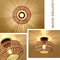 Ceiling Lights Rattan Chandelier Light Fixture Hand Woven Flush Mount Boho Pendant For Bedroom Kitc 3