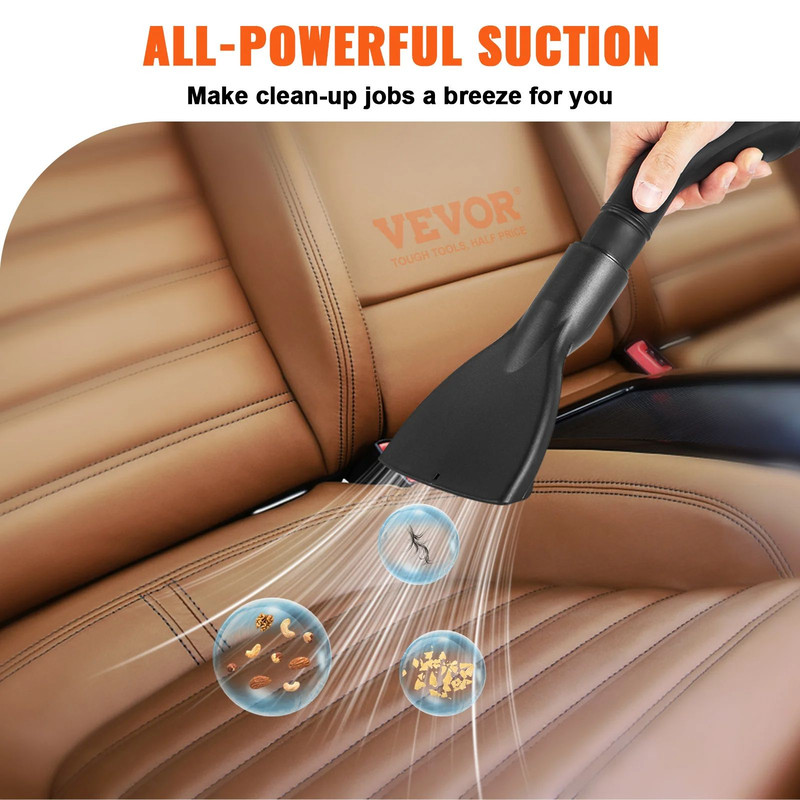 VEVOR Wet Dry Vac HP Portable Shop Vacuum With Blowing Function Attachment Storage Powerful Floor C 1