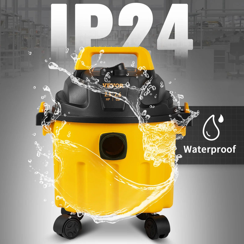 VEVOR Wet Dry Vac HP Portable Shop Vacuum With Blowing Function Attachment Storage Powerful Floor C 4