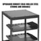 12U 4 Post Open Frame Server Rack Adjustable Depth 23 To 40 HeavyDuty Network Enclosure For AV IT 12