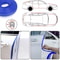 10Feet Car Door Edge Guard Moulding Trim Strip Universal Rubber Seal Protector With Metal Clips Bl 6