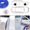 10Feet Car Door Edge Guard Moulding Trim Strip Universal Rubber Seal Protector With Metal Clips Bl 8