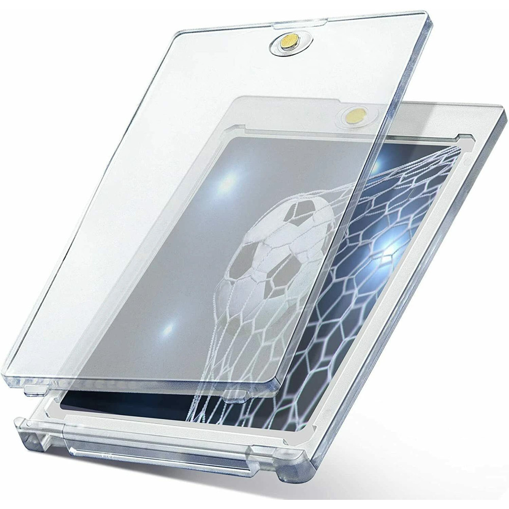 30 Pack Magnetic Card Holders 35pt OneTouch Trading Sports Card Protectors With Hard UV Protection 5