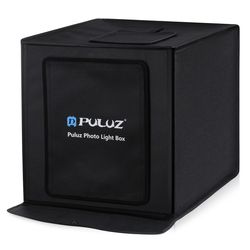 24" large led light box photo tent, dimmable photography studio shooting box for professional product photos