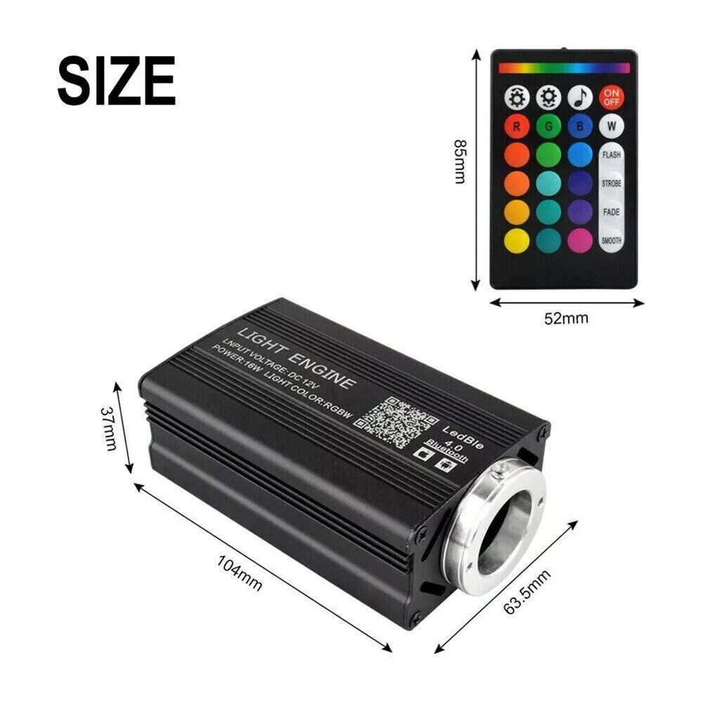 500pcs Fiber Optic Car Headliner Star Light Kit LED Twinkle Ceiling Lights For Cars Home 8