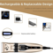 Dog Cat Pet Grooming Kit Rechargeable Cordless Electric Hair Clipper Trimmer Set With Dual Blades L 3