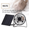 Portable Solar Mini Ventilator Fan USB Powered Waterproof Fan For Greenhouse Dog Chicken House Out 5