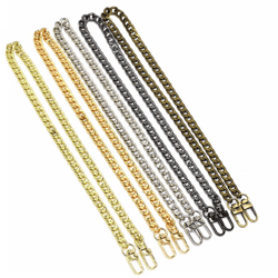 replacement purse chain strap, metal shoulder crossbody handbag handle