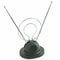 Universal Indoor Rabbit Ear TV Antenna HDTV Ready VHFUHF Reception With Dual Loop Coaxial 0