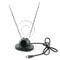 Universal Indoor Rabbit Ear TV Antenna HDTV Ready VHFUHF Reception With Dual Loop Coaxial 1