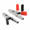 Bulk Alligator Clips Set 10 Pcs Metal Electrical Test Clamps With Insulated RedBlack Handles 0