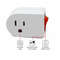 2Pack 3Prong Grounded AC Power Wall Tap Single Outlet With ONOFF Switch 2