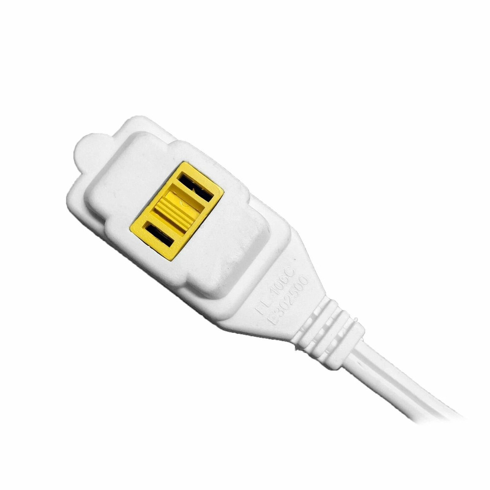 2 Pcs 3Prong Grounded AC Power Extension Cord 6 FT Wall Tap Outlet W ONOFF Switch Button 1