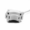ETL Certified 6 Ft 16 Gauge Extension Cord 3 Grounded Outlets Flat Angle Plug White Power Cord 2
