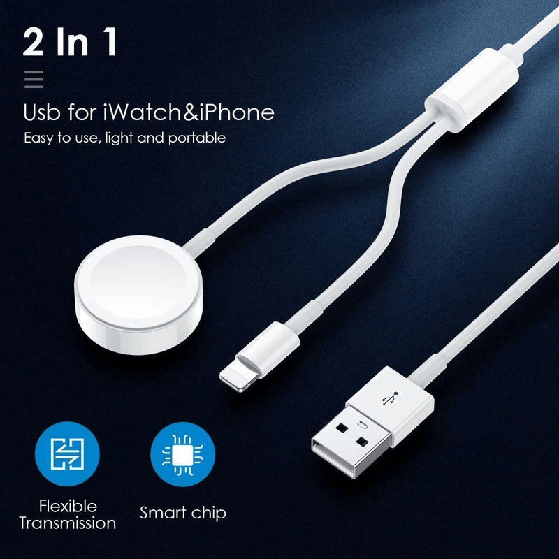 Magnetic Charger USB Cable For Apple Watch IPhone Fast Charge IWatch IPhone 0