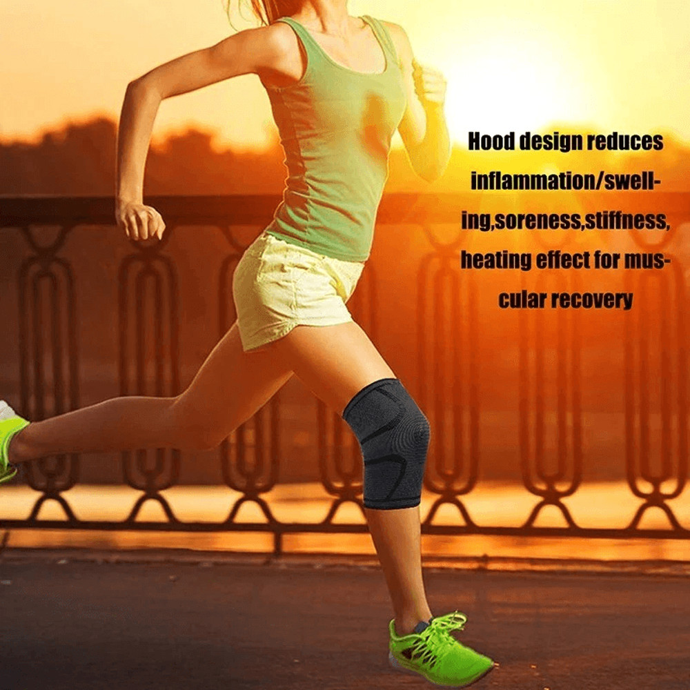 Knee Sleeve Compression Brace Sport Gym Support For Joint Pain Relief Arthritis Recovery Workout P 2