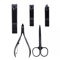 Manicure Pedicure Set Nail Clippers Callus Remover Kit For Hand Foot Care Stainless Steel Black P 2