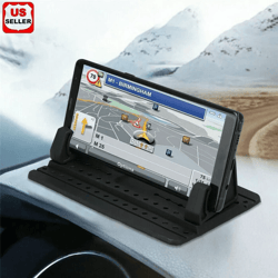 universal car dashboard anti slip mat & mount holder stand, non toxic rubber phone gps pad for smartphones