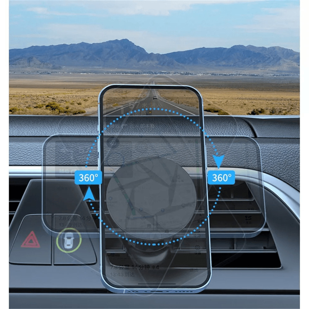 MagSafe Magnetic Vent Phone Holder Strong Metal Mount For IPhone  Android 2