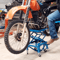 Steel Frame Portable Hydraulic Motorcycle Scissor Lift Stand W Foot Pump 0