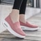 Spring Autumn Women's Swing Shoes Mesh Loafers, Flat Platform Female Shoe Wedges, Wide Width Height Increasing Ladies