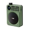 Mini Digital FM Radio HD Display Bluetooth Speaker Portable Voice Amplifier with USB TF Card Slot & Removable Battery