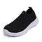 Breathable Spring Women Flat Shoes, Knitted Sock Sneakers, Lightweight Slip-On Casual Walking Sneakers for Women