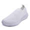 Breathable Spring Women Flat Shoes, Knitted Sock Sneakers, Lightweight Slip-On Casual Walking Sneakers for Women