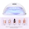 UV LED Nail Lamp for Gel Polish, Professional Salon Dryer with 4 Timer Settings, Auto Sensor & LCD Screen