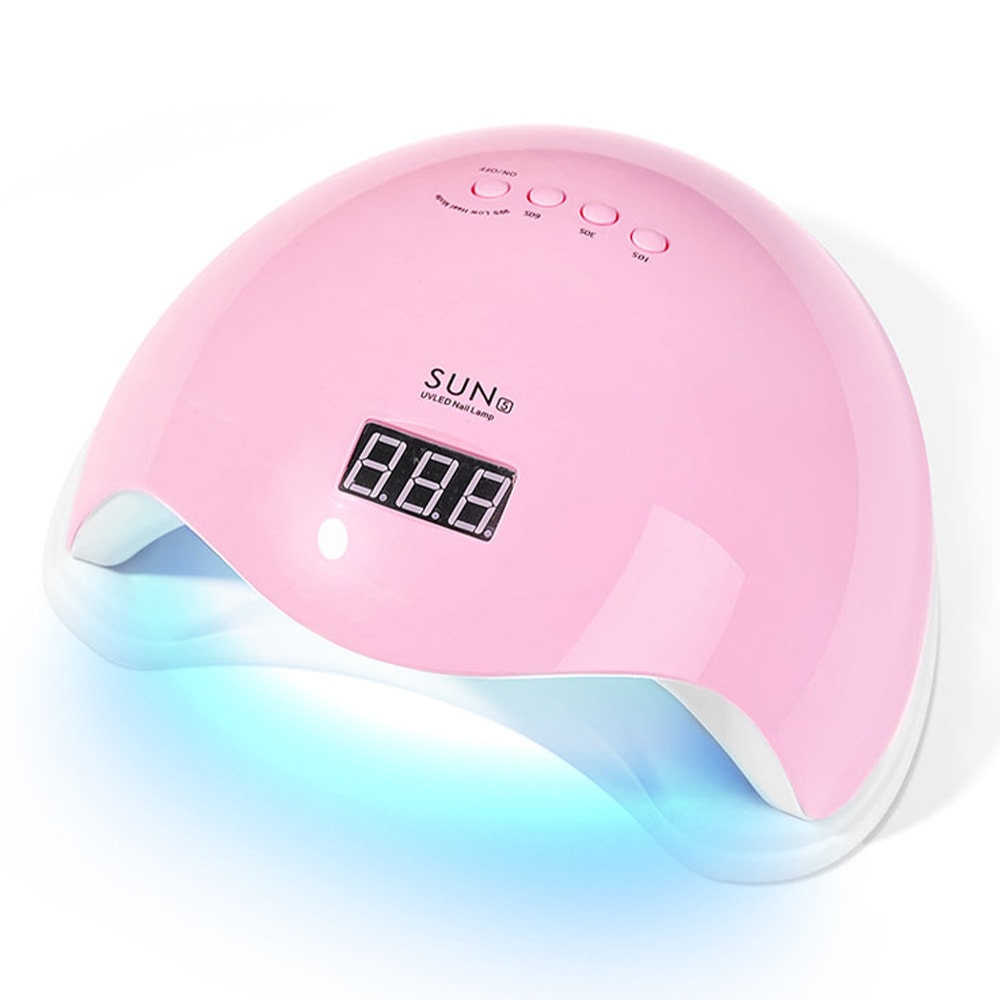 UV LED Nail Lamp for Gel Polish, Professional Salon Dryer with 4 Timer Settings, Auto Sensor & LCD Screen