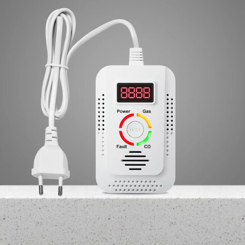 2 In1 CO And Natural Gas Leak Detector Alarm Carbon Monoxide Combustible Gas Monitor For Methane L 1