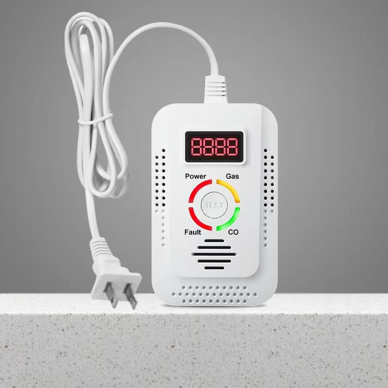 2 In1 CO And Natural Gas Leak Detector Alarm Carbon Monoxide Combustible Gas Monitor For Methane L 6