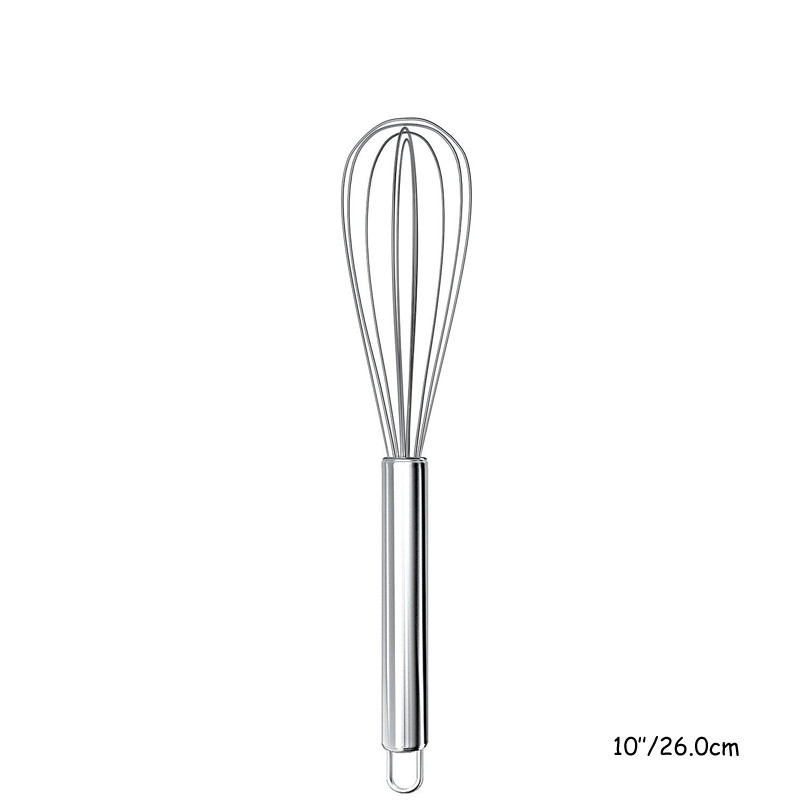 Stainless Steel Egg Whisk Set, Wire Balloon Whisk Kitchen Mixer Tools for Beating Eggs, Milk, Cream, Baking, Cooking
