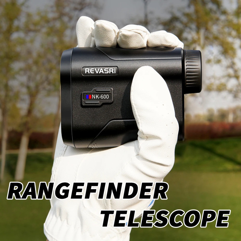 Yard Golf Laser Rangefinder with Slope Compensation, Flagpole Lock & Vibration, 6X Magnification, USB-C Rechargeable