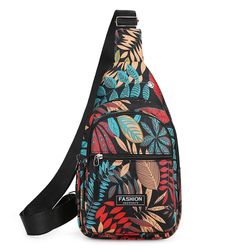trendy breast bag for women, large capacity outdoor crossbody backpack, casual single shoulder travel bag