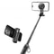 Magnetic Bluetooth Selfie Stick Tripod Stand, Pocket Mini Telescopic Travel Monopod for iPhone Android Magsafe
