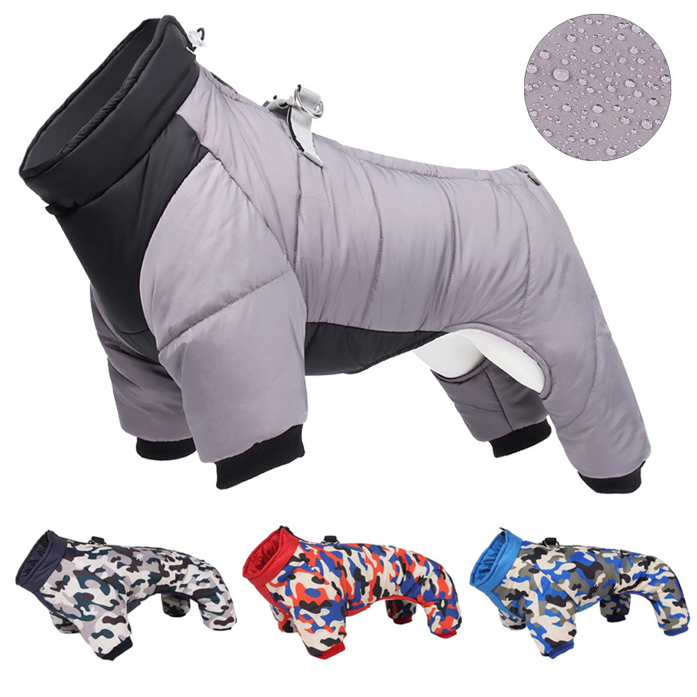 Waterproof Winter Dog Jacket for Small Medium Dogs, Warm Thicken Pet Puppy Coat for Chihuahua French Bulldog Pug Dog