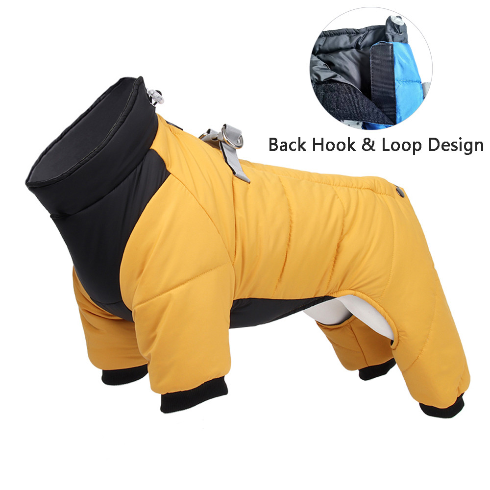 Waterproof Winter Dog Jacket for Small Medium Dogs, Warm Thicken Pet Puppy Coat for Chihuahua French Bulldog Pug Dog