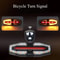 Wireless Rechargeable Bike Tail Light with Turn Signals & Brake Warning, Remote Controlled Cycling Back Light for Night