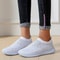 Women Fashion Crystal Sneakers Mesh Slip On Flat Shoes Breathable Outdoor Walking Loafers Comfortab 2