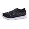 Women Fashion Crystal Sneakers Mesh Slip On Flat Shoes Breathable Outdoor Walking Loafers Comfortab 6