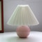 Decorative Vintage Pleated Table Lamp Ceramic Base With LED E27 Tricolor Bulb Night Light For Bedr 12