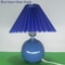 Decorative Vintage Pleated Table Lamp Ceramic Base With LED E27 Tricolor Bulb Night Light For Bedr 13