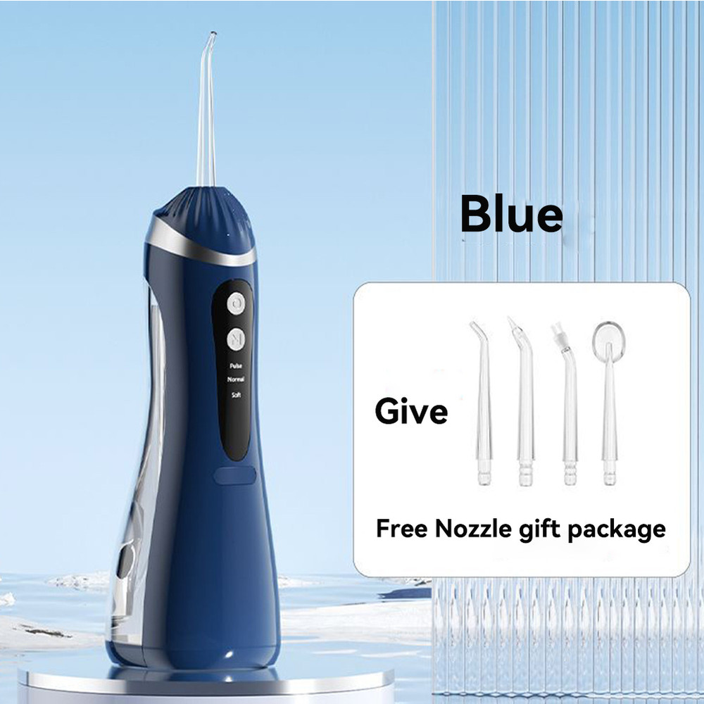 Portable Dental Water Flosser, Waterproof Oral Irrigator with Cleaning Modes, Rechargeable Jet Floss for Teeth Whitening